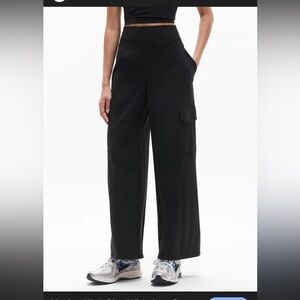 Athleta Women’s Venice High Rise Wide Leg Cargo Pant Black Size XL